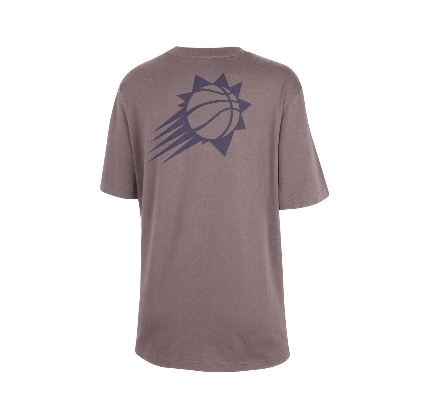 Women's Charcoal Phoenix Suns Courtside Statement Edition Boyfriend T-Shirt