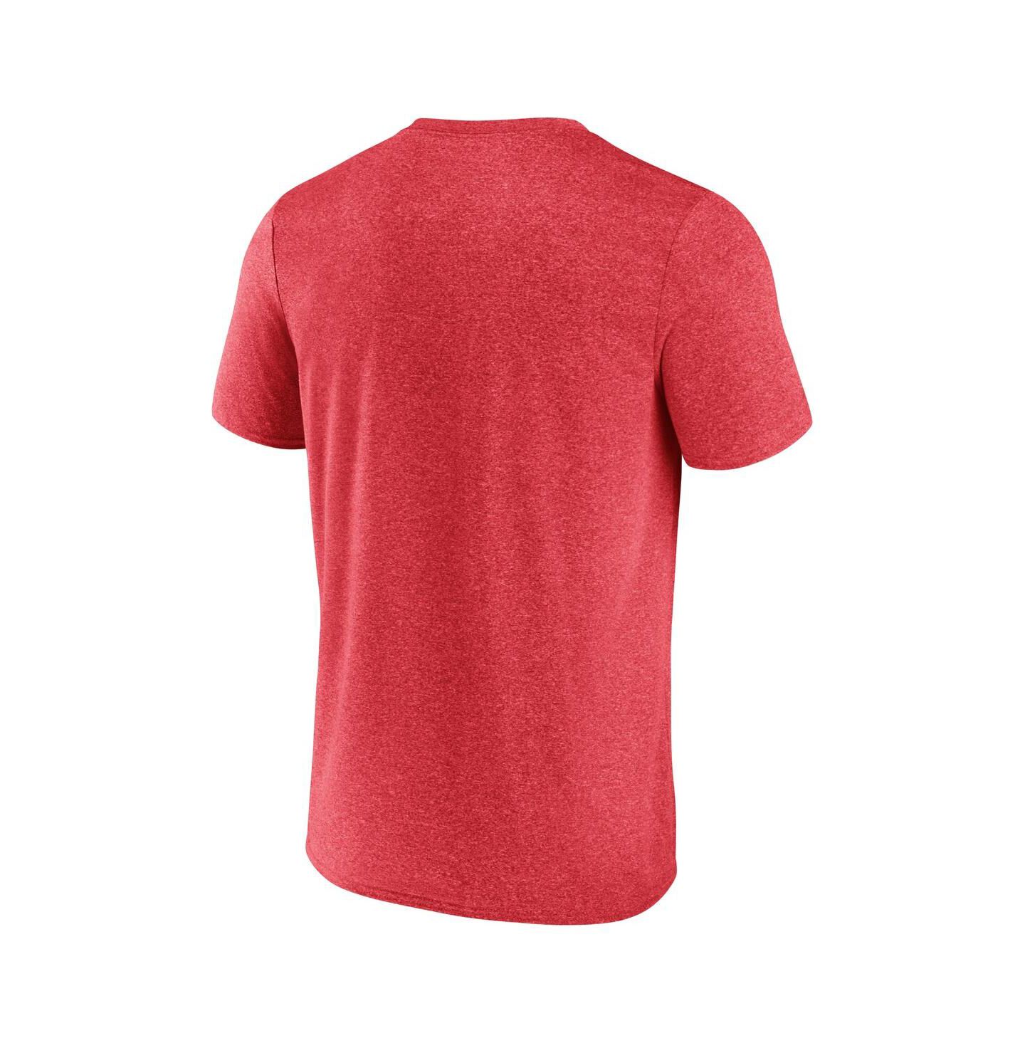 Мужская футболка Fanatics Heather Red New Jersey Devils Property of T-Shirt — фото 3