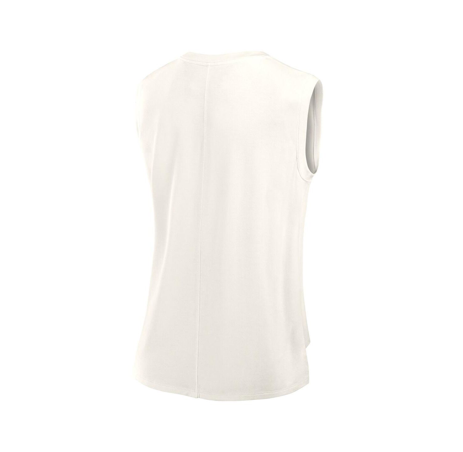 Women's Cream Dallas Cowboys Studio Embrace Tank Top