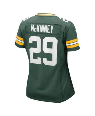 Women's Xavier McKinney Green Green Bay Packers Team Game Jersey