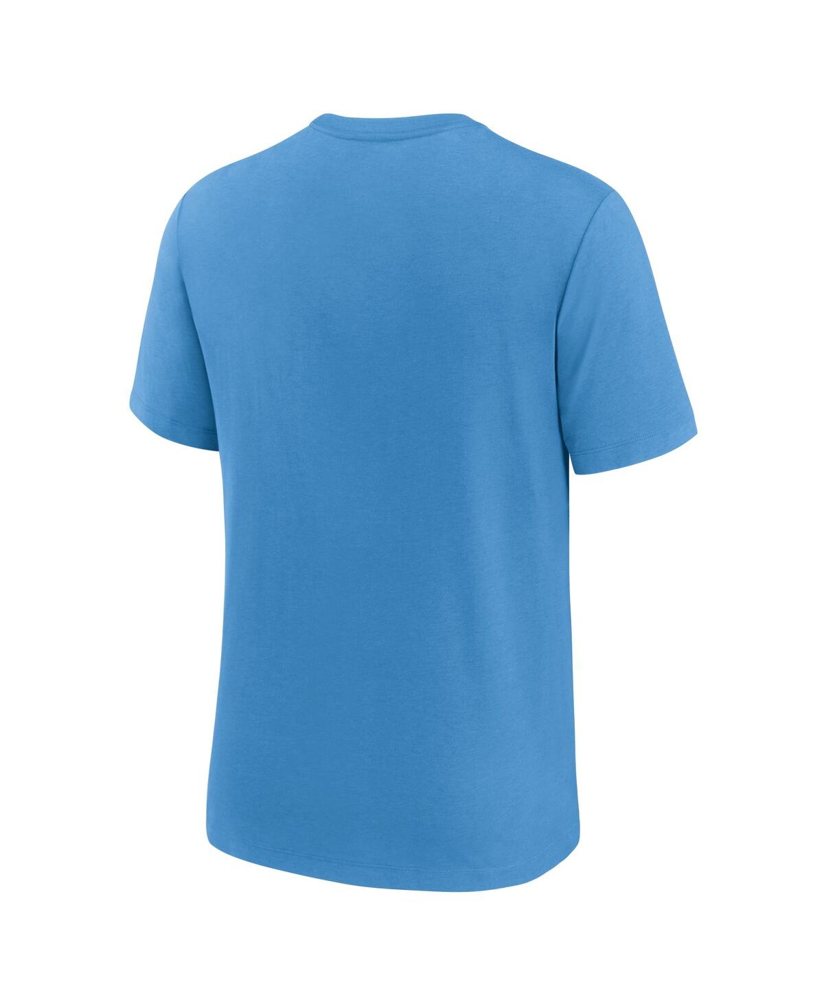 Nike Light Blue Tennessee Titans Favorable Timeline Tri-blend T-shirt In Blue