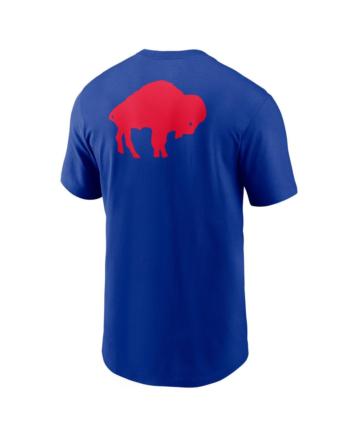 Nike Royal Buffalo Bills Rewind Front And Back Hit Essential T-shirt In Blue