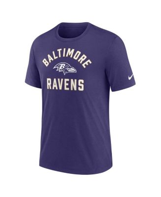 Men's Purple Baltimore Ravens Favorable Timeline Tri-Blend T-Shirt