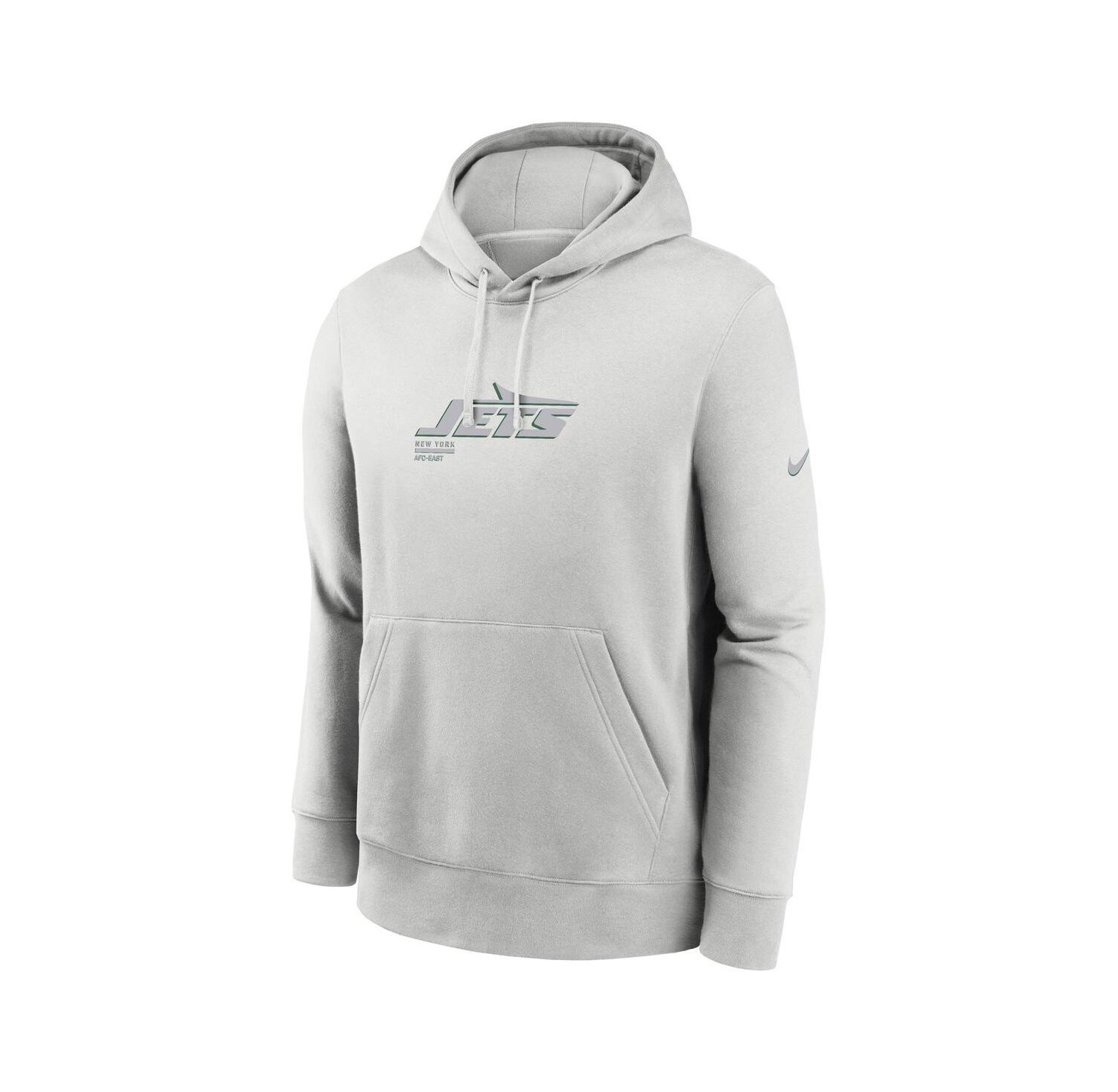 Men's Gray New York Jets Edge Pack French Terry Club Pullover Hoodie