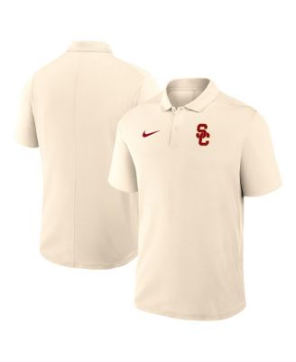 Nike - Men's Tan USC Trojans Primary Logo Victory Performance Polo Shirt