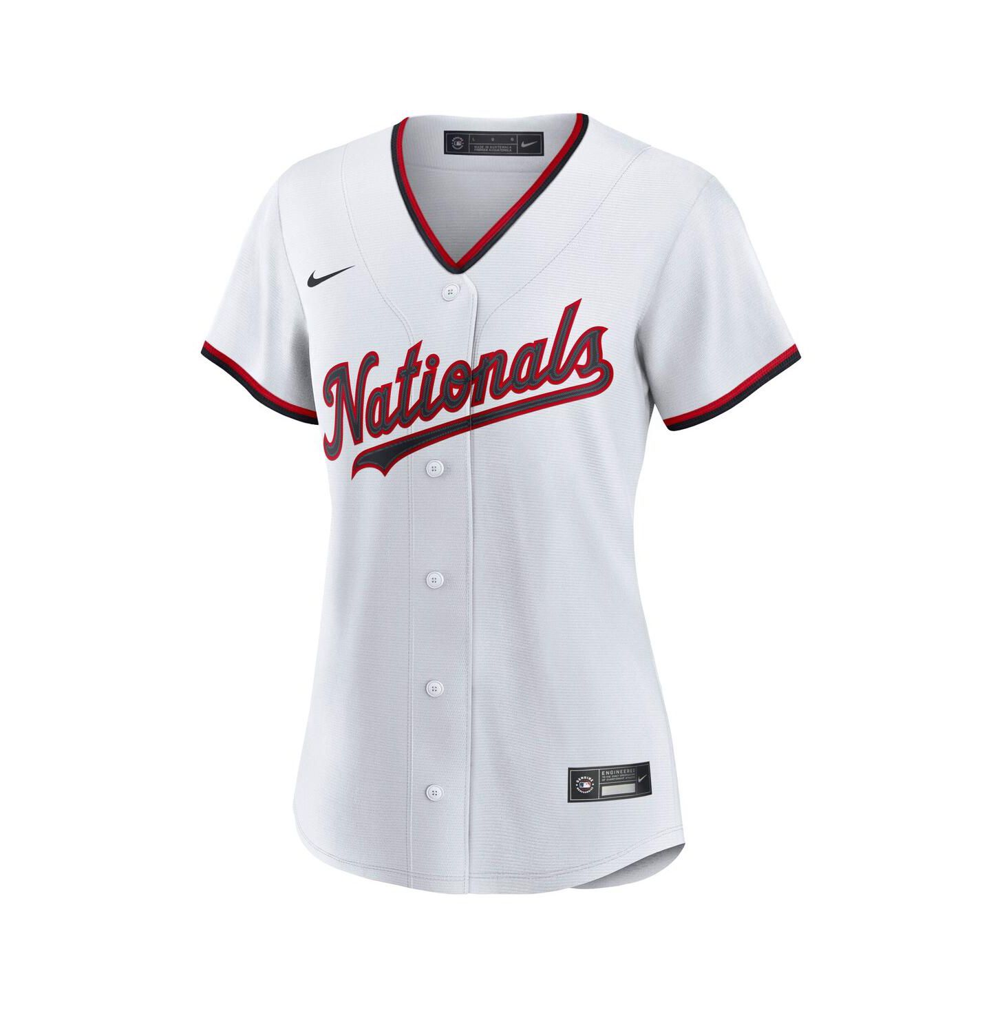Женский топ Nike Dylan Crews White Washington Nationals Home Replica Jersey — фото 2
