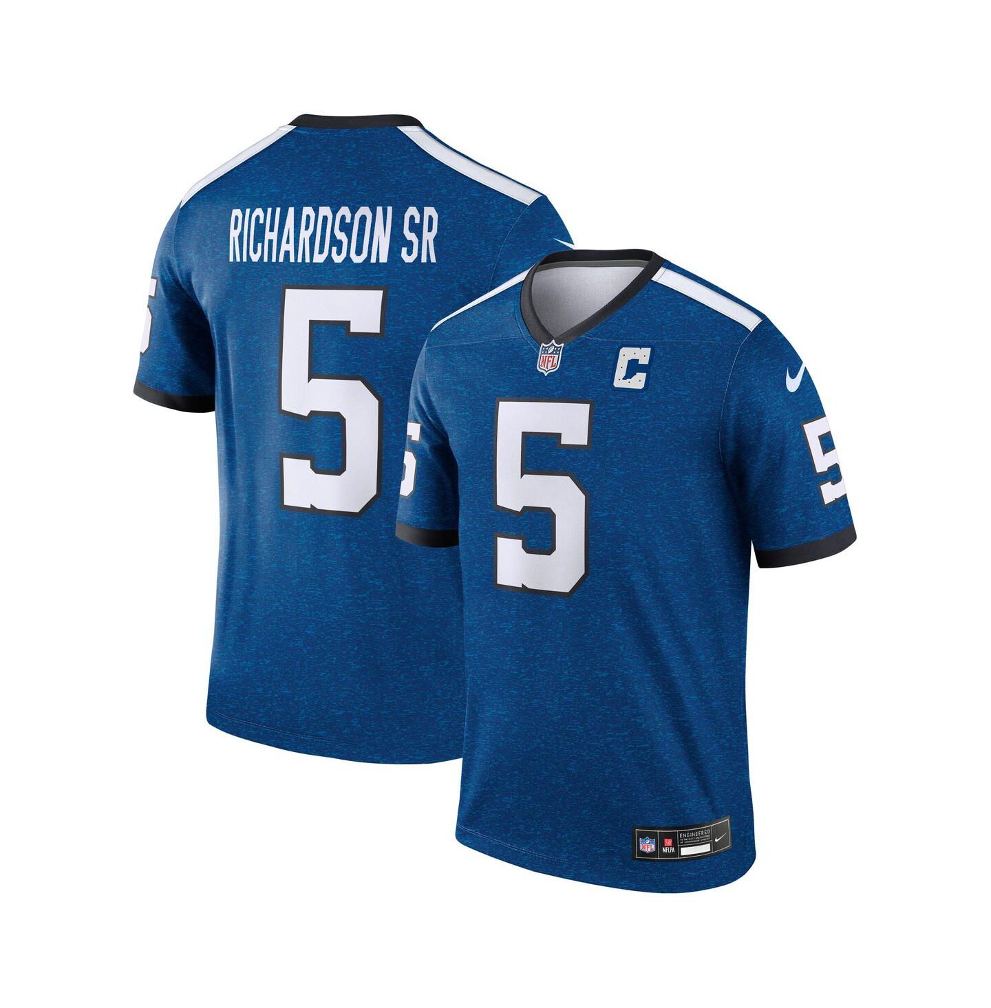 Мужское джерси Nike Men's Anthony Richardson Sr. Royal Indianapolis Colts Legend Player Performance Jersey — фото 1