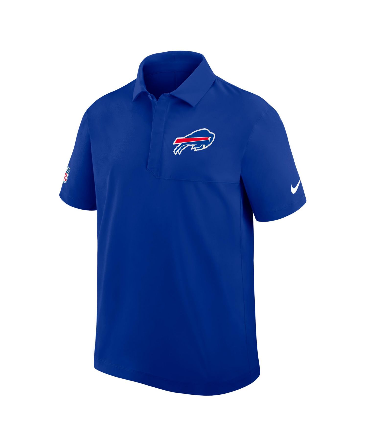 Men's Royal Buffalo Bills Sideline City Pride Woven Performance Polo Shirt