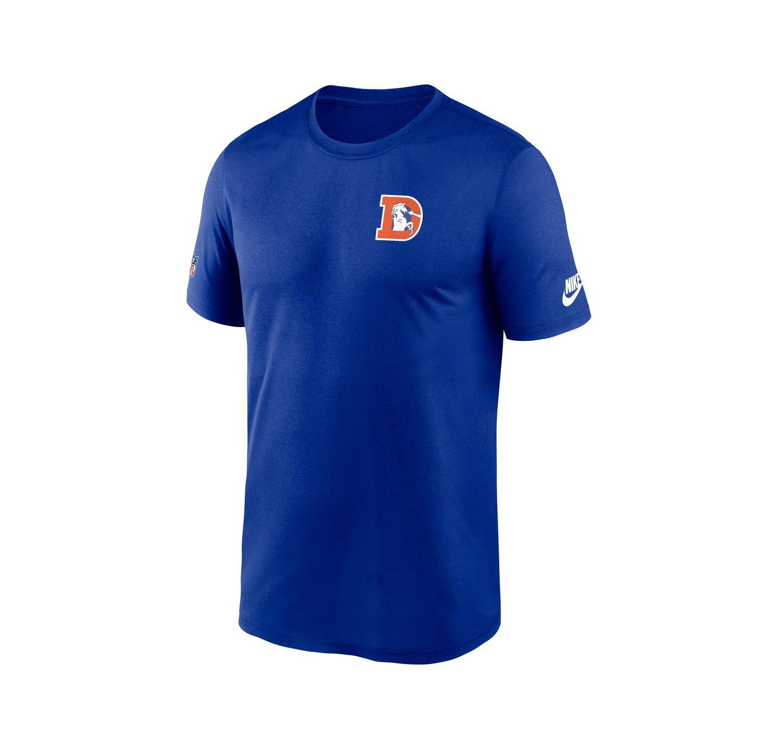 Men's Royal Denver Broncos Sideline Alt Pack Small Logo Legend Performance T-Shirt