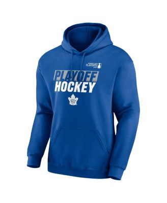 Men's Blue Toronto Maple Leaf's 2025 Stanley Cup Playoffs Breakout Fleece Pullover Hoodie