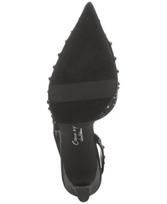 Women's Tallie Rhinestone Pointed-Toe Asymmetrical Pumps