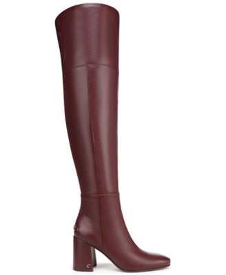 Women's Brigid Wide-Calf Over-the-Knee Block-Heel Boots