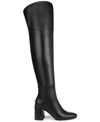 Women's Brigid Wide-Calf Over-the-Knee Block-Heel Boots