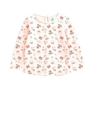 Baby Girls 2-Piece Minnie Mouse Top and Corduroy Overall Set