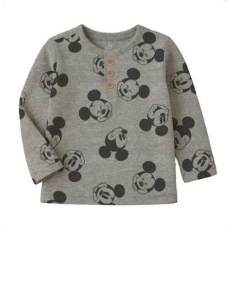 Baby Boys 2-Piece Mickey Mouse Corduroy Top and Overall Set