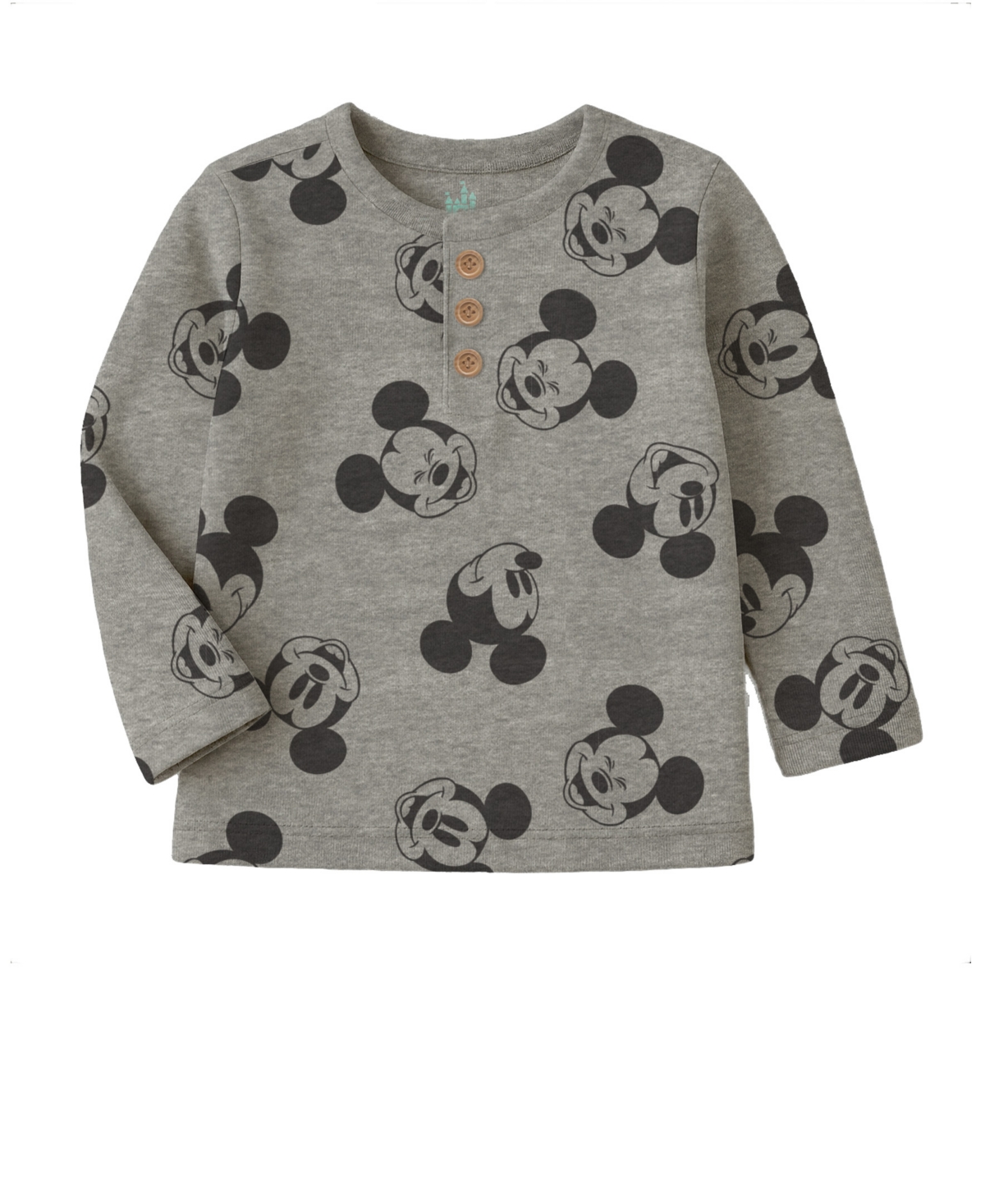 Disney Baby Boys 2-piece Mickey Mouse Corduroy Top And Overall Set In Multi