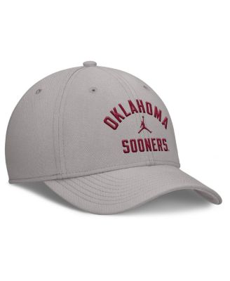 Men's Gray Oklahoma Sooners Rise Prep Performance Flex Hat