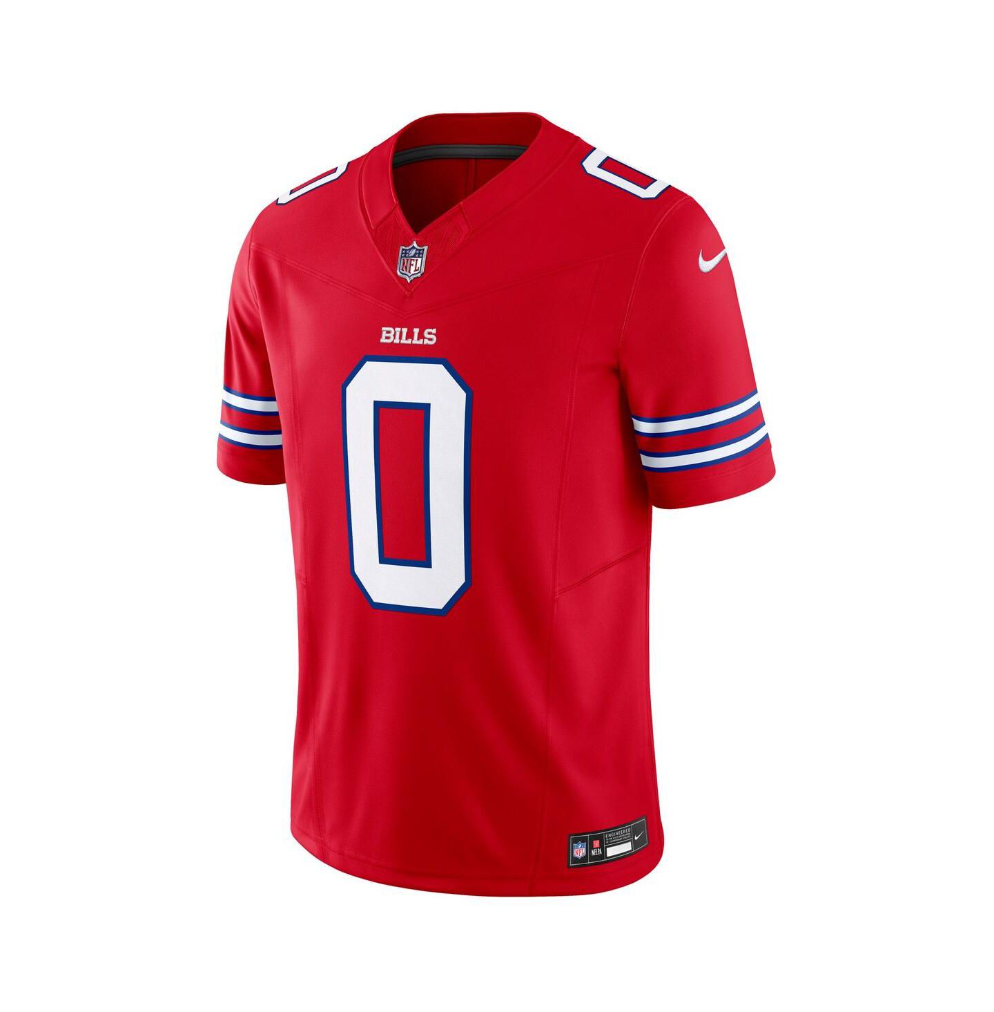 Мужской топ Nike Keon Coleman Red Buffalo Bills Alternate Vapor F.U.S.E. Limited Jersey — фото 2