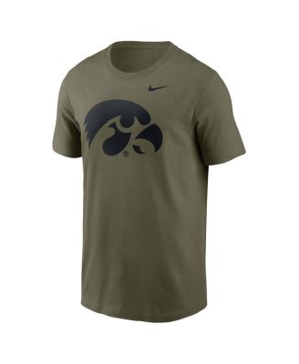 Men's Olive Iowa Hawkeyes Primetime Logo Performance T-Shirt