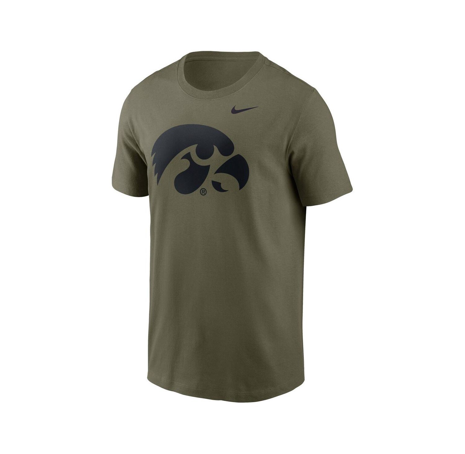 Men's Olive Iowa Hawkeyes Primetime Logo Performance T-Shirt
