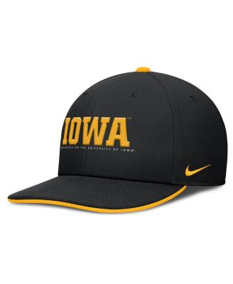 Nike - Men's Black Iowa Hawkeyes 2025 On-Field Pro Performance Adjustable Hat