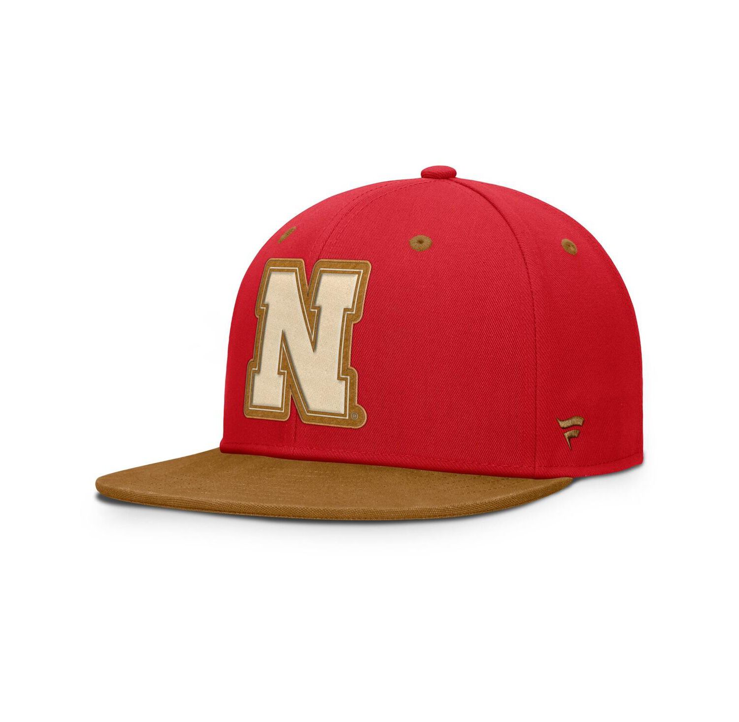 Men's Scarlet/Brown Nebraska Huskers Noboa Fitted Hat