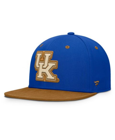 Мужская кепка Fanatics Royal/Brown Kentucky Wildcats Noboa Fitted Hat