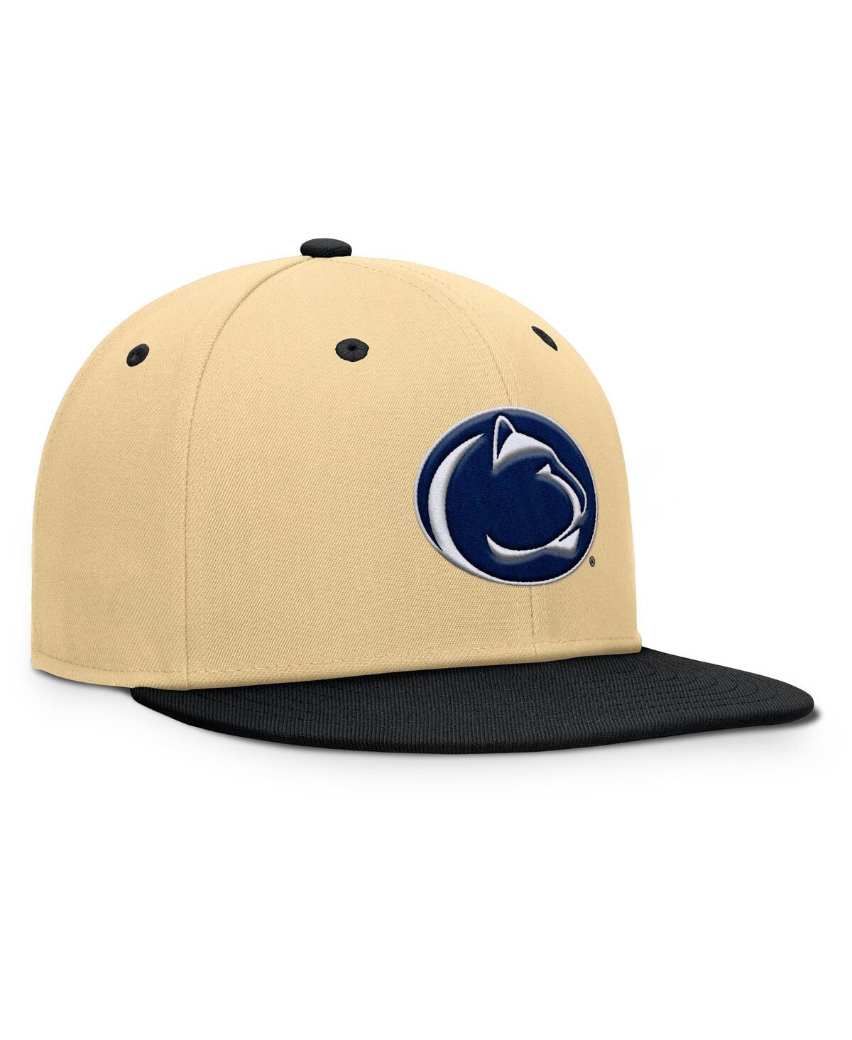 Fanatics Men's Khaki/black Penn State Nittany Lions Balance Fitted Hat In Multi