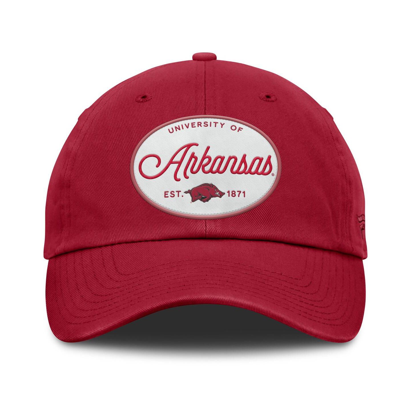Женская кепка Fanatics Cardinal Arkansas Razorbacks Candid Adjustable Hat — фото 2