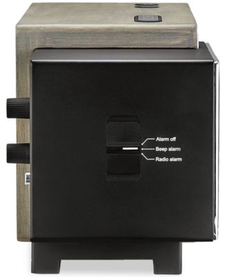 Precision Tone Silver Clock Radio