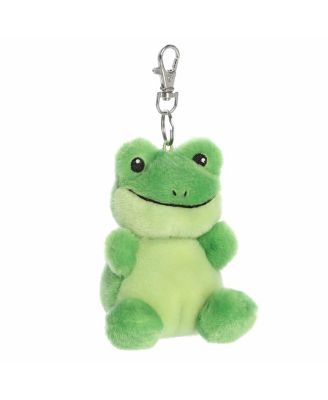 Mini Ribbits Frog Palm Pals Adorable Clip-On Green 4"