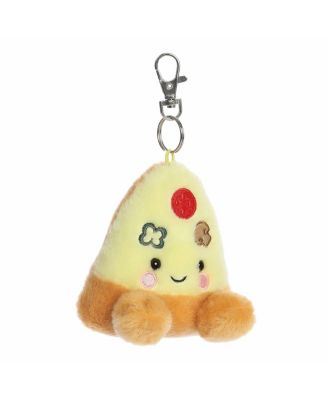 Mini Peppa Pizza Slice Palm Pals Adorable Clip-On Yellow 4"