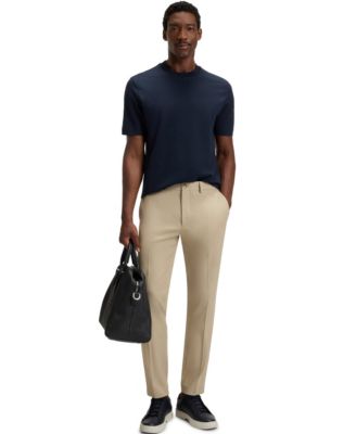 Men's Cotton-Silk Crew-Neck T-Shirt