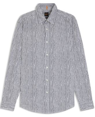 Men's Cotton Poplin Regular-Fit Shirt