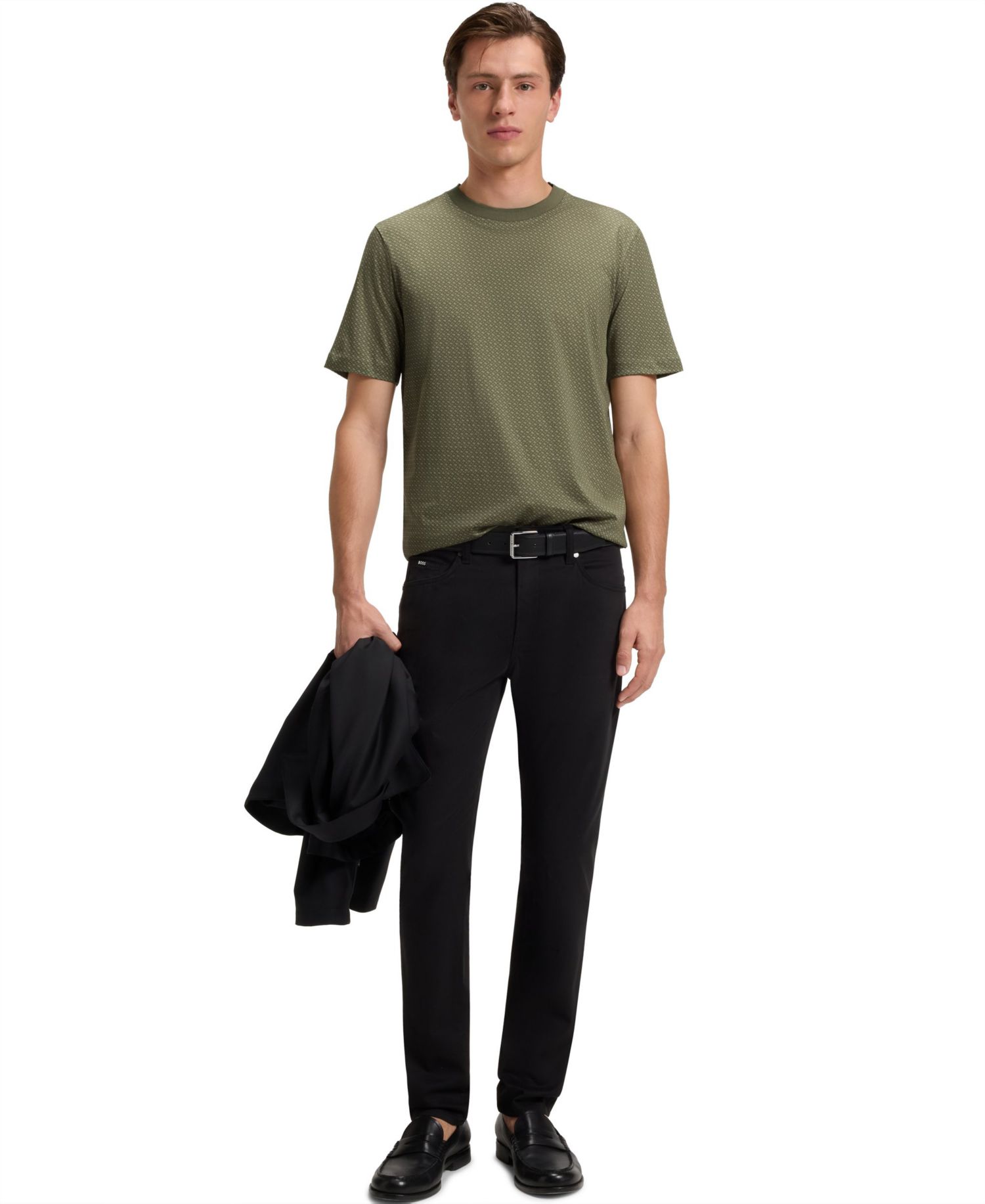 Men's Mercerized-Cotton Monogram T-Shirt