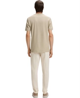 Men's Regular-Fit Structured Cotton T-Shirt