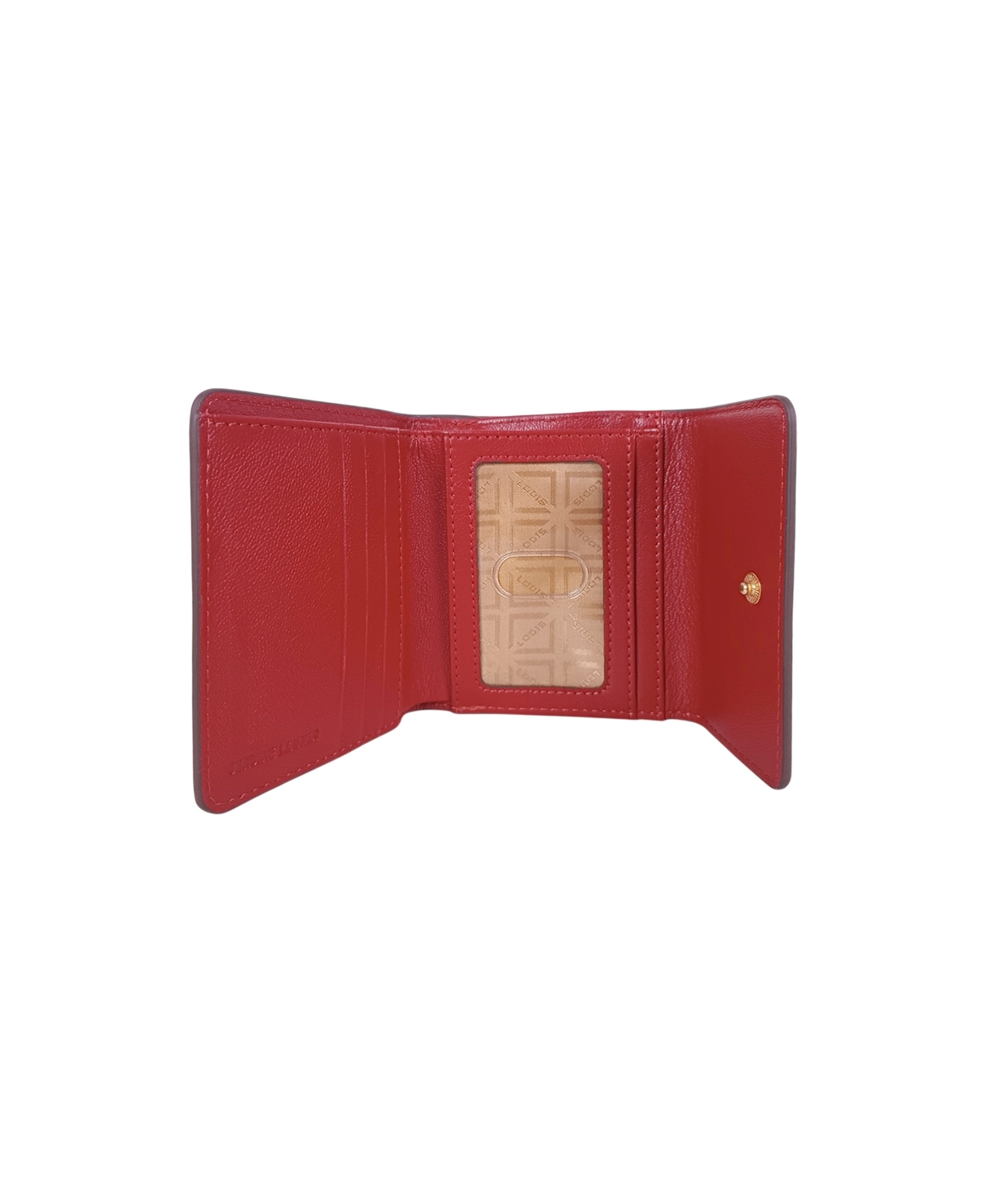 Lodis Deluxe French Bifold Wallet In Red