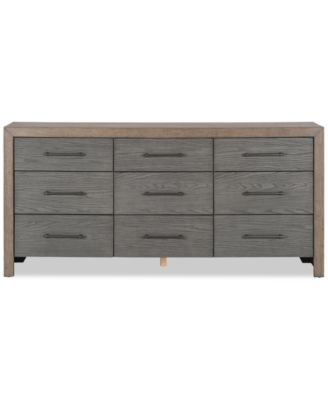 Portmore 3pc California King Set (Panel Bed, Dresser & 2-Drawer Nightstand with soft close drawers), Created for Macy's