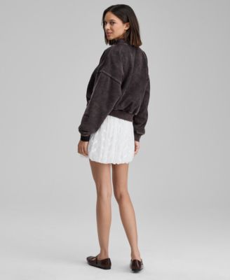Women's Lace Bubble-Hem Mini Skirt, Macy's Exclusive