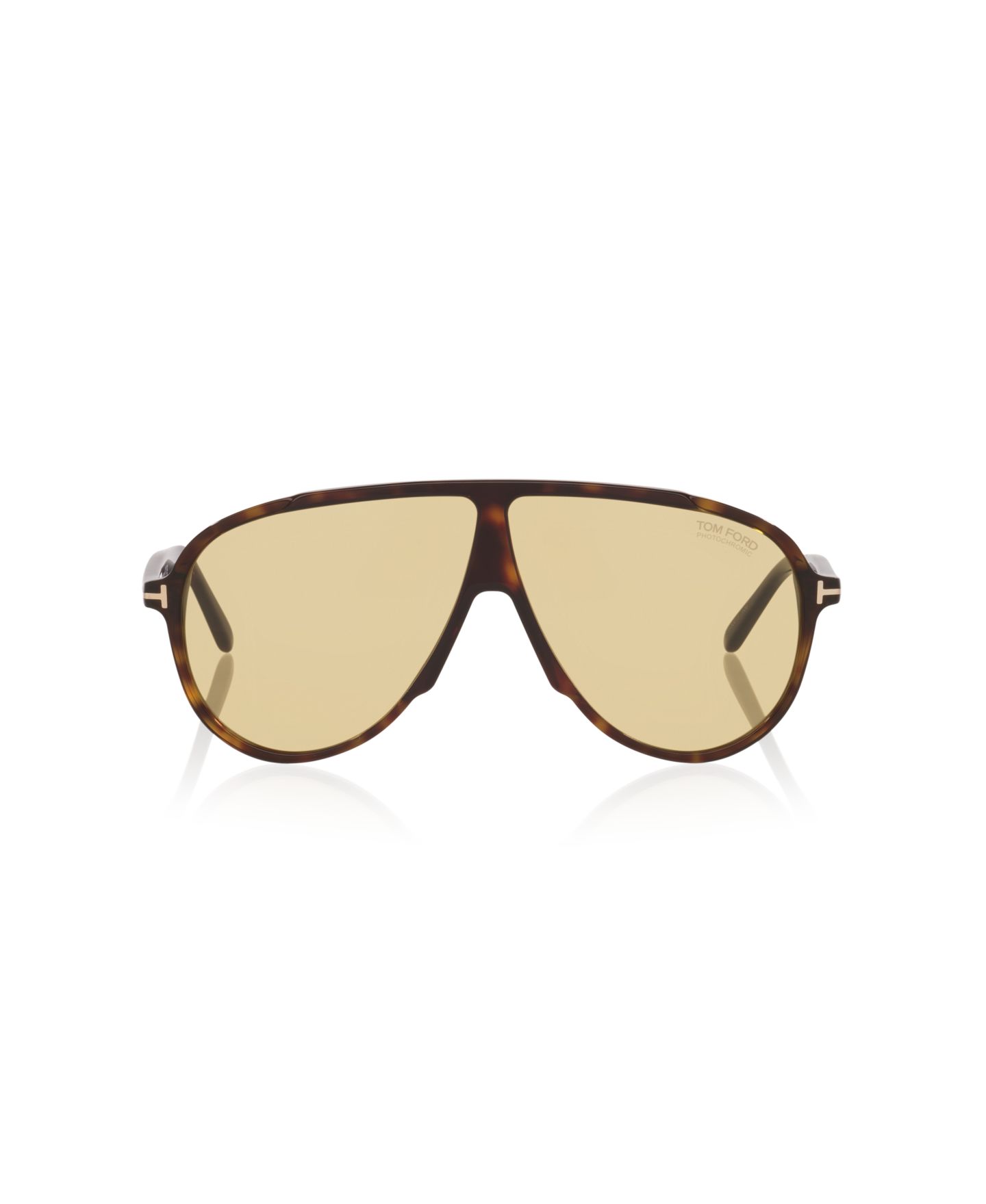 Мужские солнцезащитные очки Tom Ford Vladimir Photochromic Sunglasses, TR001986, цвет: Черепаховый чёрный — фото 6