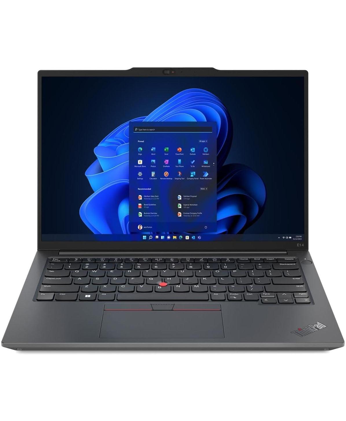 Lenovo ThinkPad E14 G5 Laptop (Intel i7-1355U 10-Core, 24GB Ram, 1TB Ssd, Intel Iris Xe, 14.0" 60 Hz (1920x1200),Bt, Black