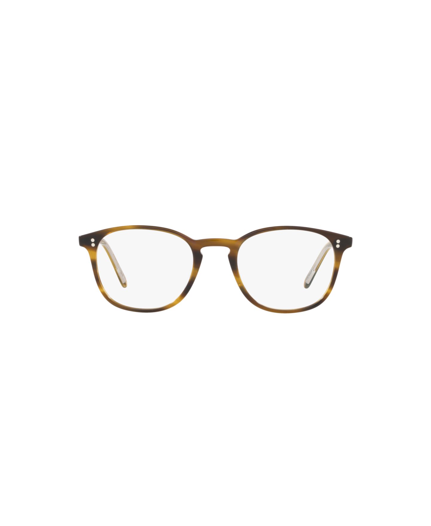 Мужские очки Oliver Peoples Man Square Plastic OV5397U Finley Vintage Eyeglasses, цвет: Матовый мох черепаховый — фото 2