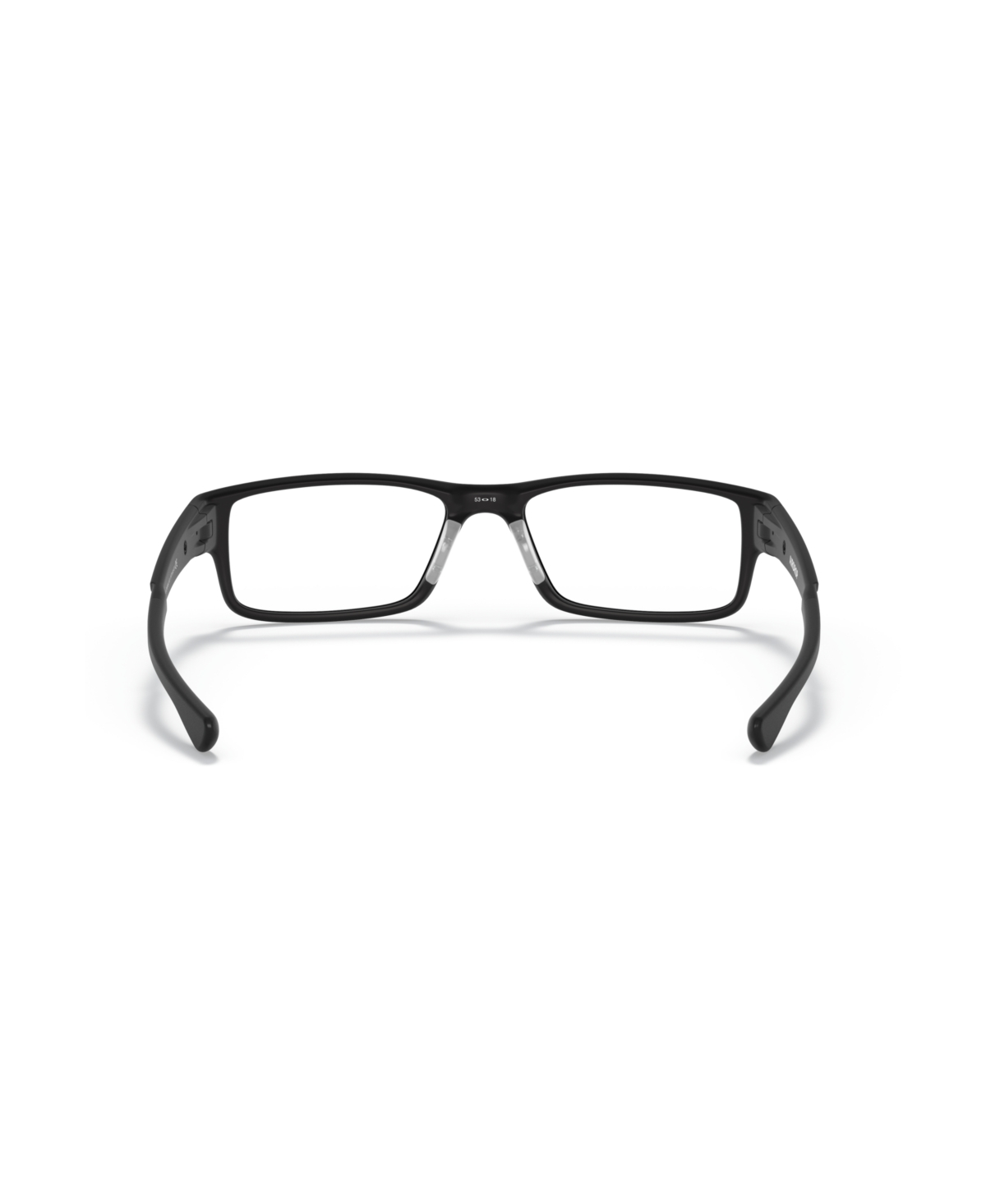 Oakley 57mm Rectangle Optical Glasses In Black
