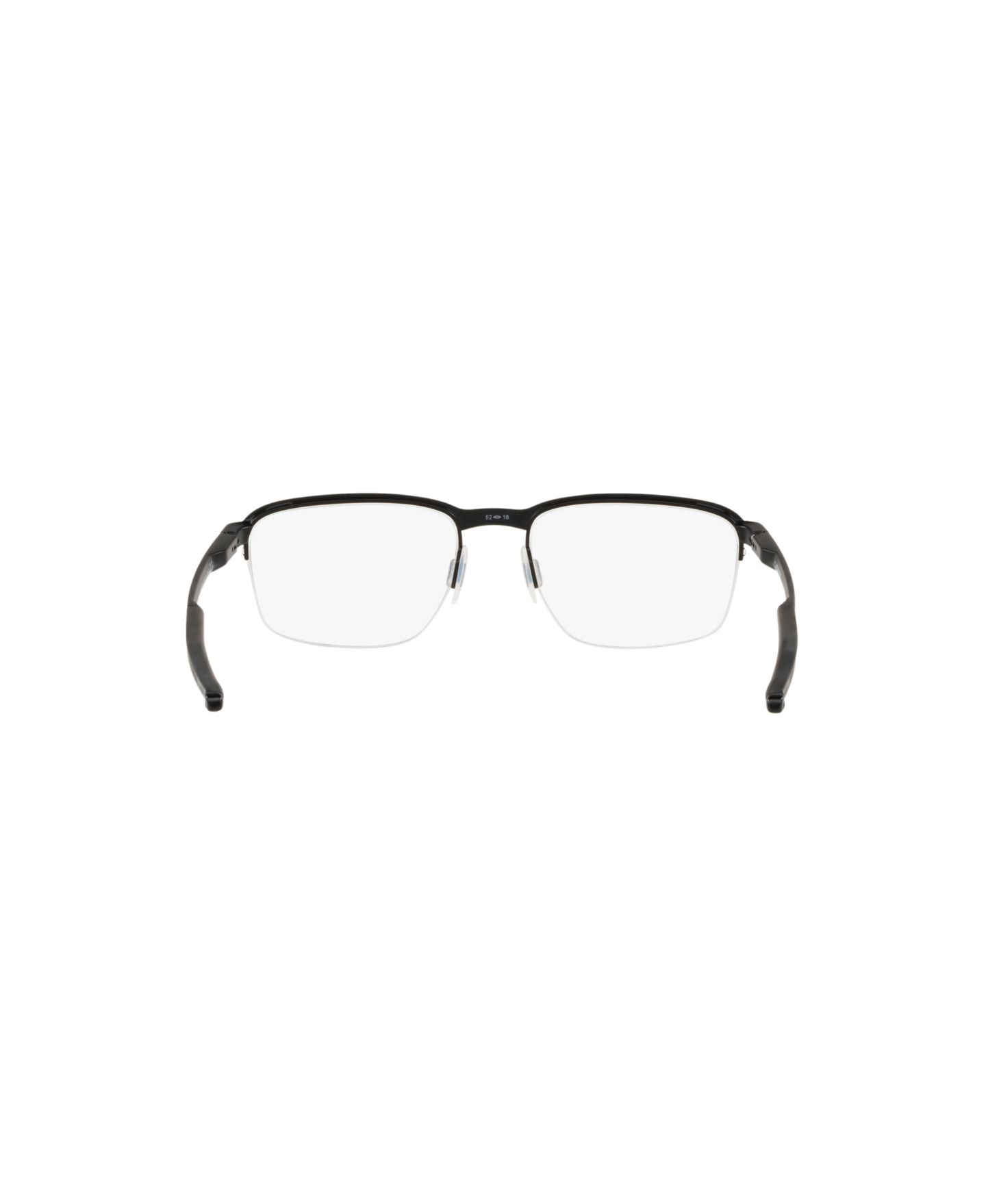 Мужские очки Celine Oakley Man Square Metal OX3233 Cathode Eyeglasses, цвет: Атласный чёрный — фото 4