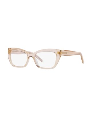 Woman Rectangle Plastic SL M117 Eyeglasses