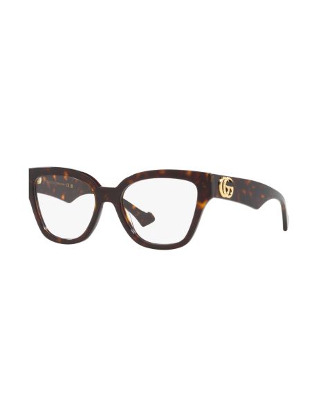 Женские очки Gucci Woman Round Plastic GG1424O Eyeglasses, цвет: Черепаховый блонд