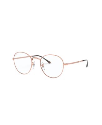 Ray-Ban - Unisex Round Metal Optics Eyeglasses, RB3582V
