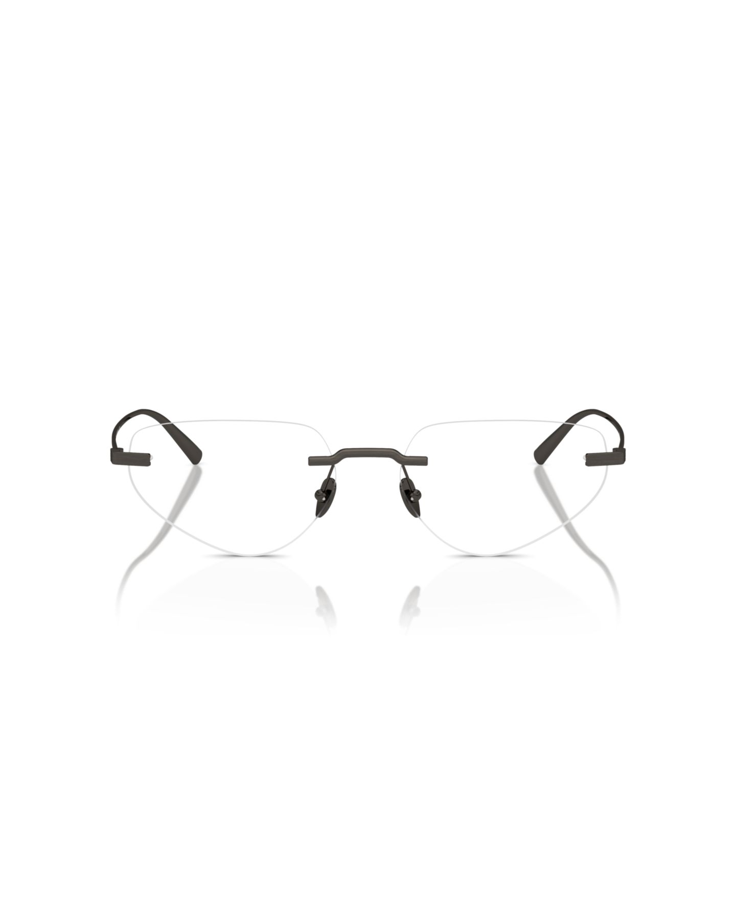 Очки Scuderia Ferrari Ferrari Unisex Irregular Titanium FH3002TD Eyeglasses, цвет: Графитовый металлик — фото 4