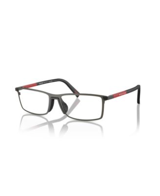 Man Rectangle Metal PS 53QV Eyeglasses