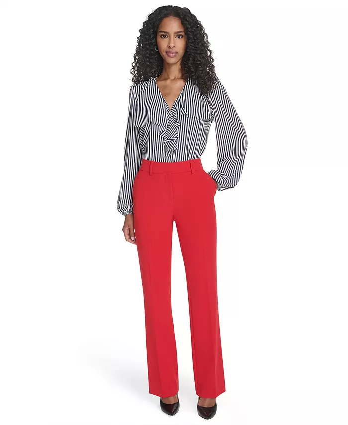 Women's Solid Sutton Bootcut Trousers - thumbnail 9